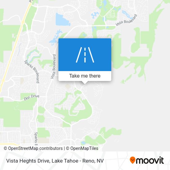 Vista Heghts Drive map