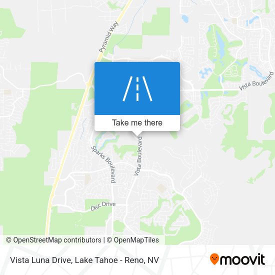 Vista Luna Drive map
