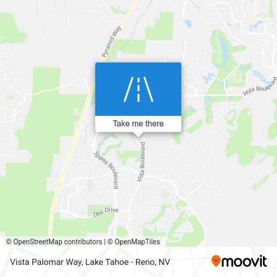 Vista Palomar Way map