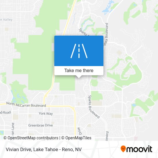 Vivian Drive map