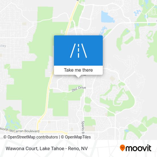 Wawona Court map