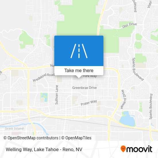 Welling Way map