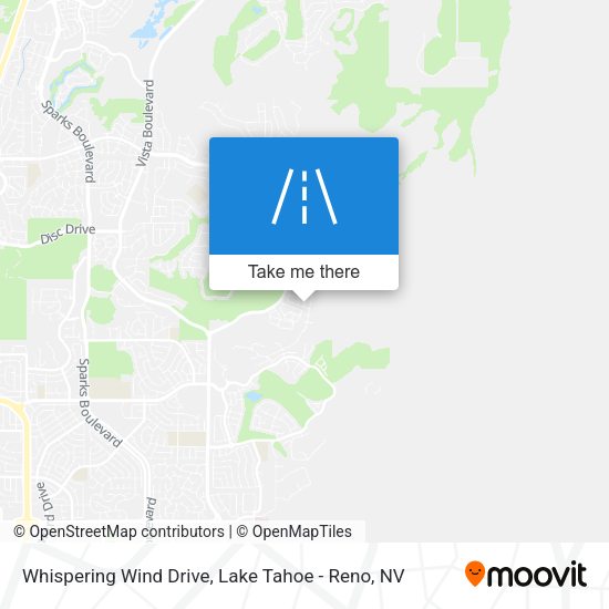 Whispering Wind Drive map