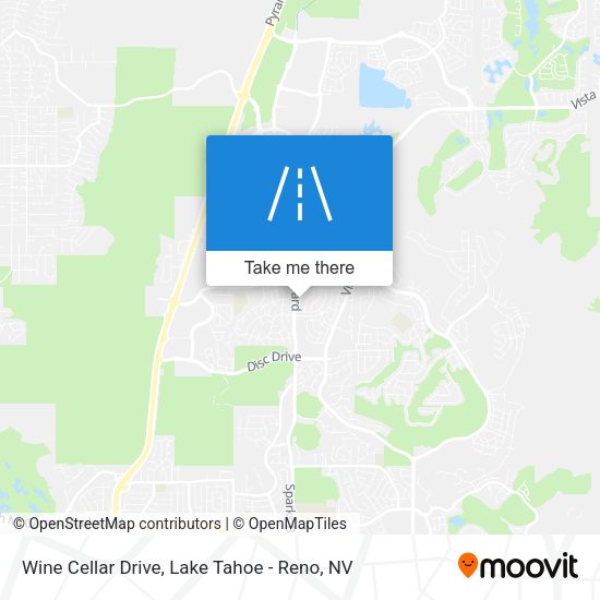 Wine Cellar Drive map