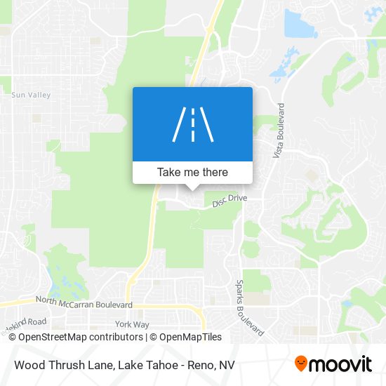 Wood Thrush Lane map