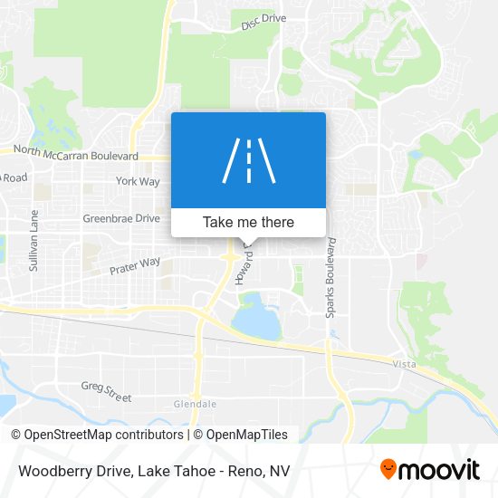 Woodberry Drive map