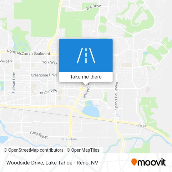 Woodside Drive map