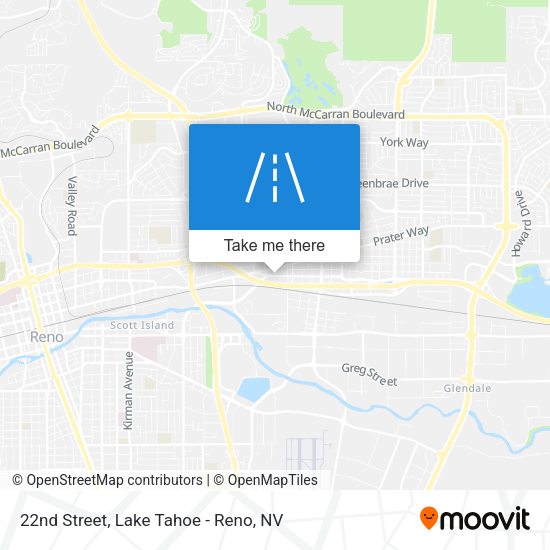 Mapa de 22nd Street