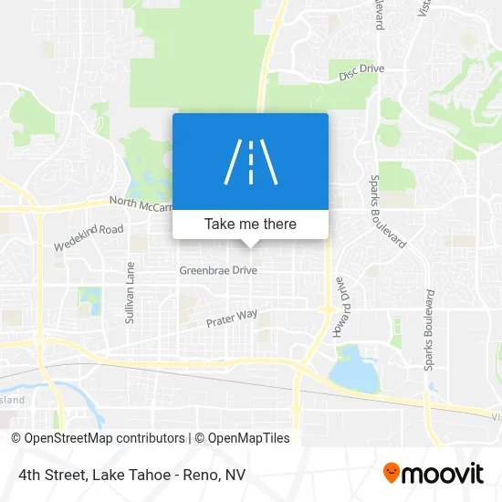 4th Street map