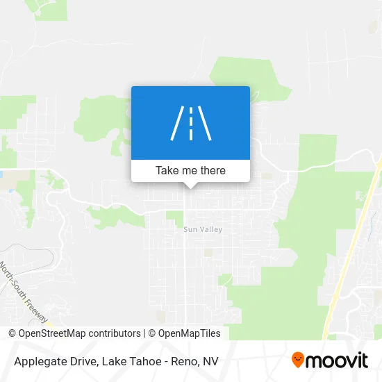 Applegate Drive map