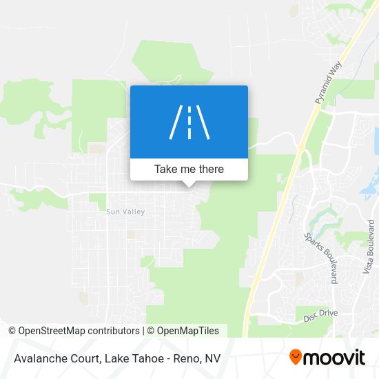 Mapa de Avalanche Court