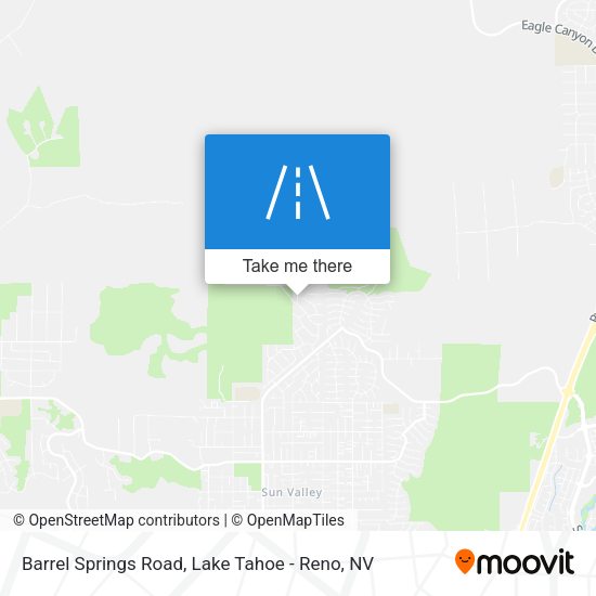 Barrel Springs Road map