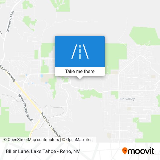 Biller Lane map