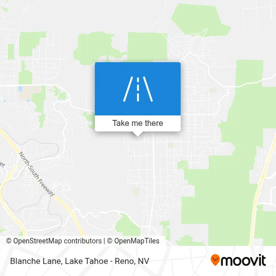 Blanche Lane map