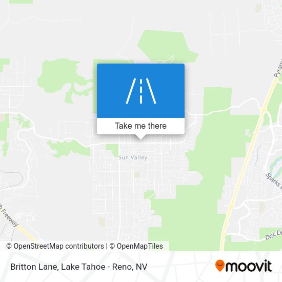 Britton Lane map