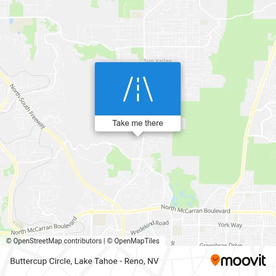 Buttercup Circle map