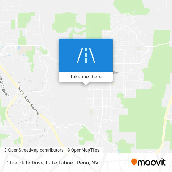 Chocolate Drive map
