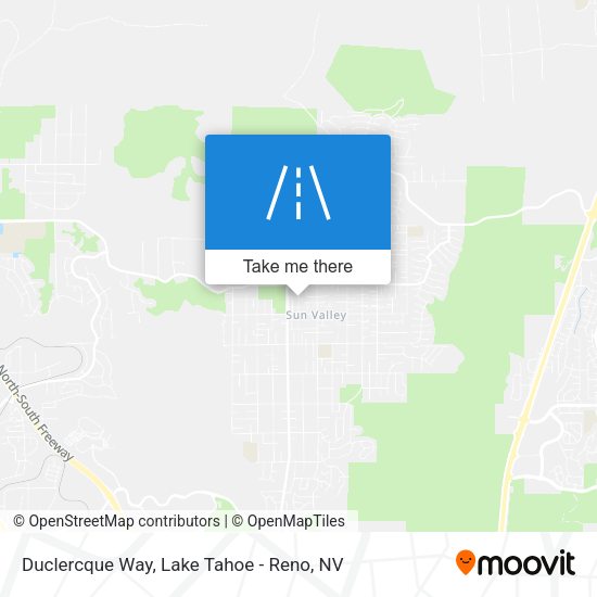 Duclercque Way map