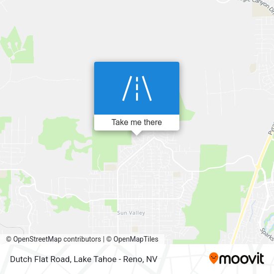 Dutch Flat Road map
