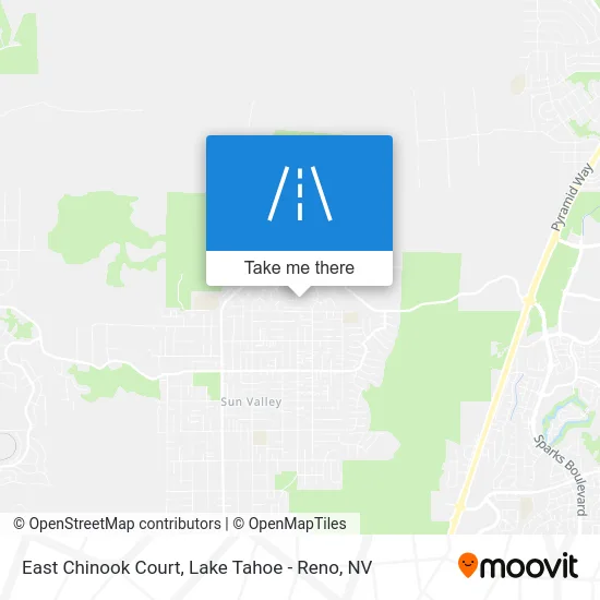 East Chinook Court map