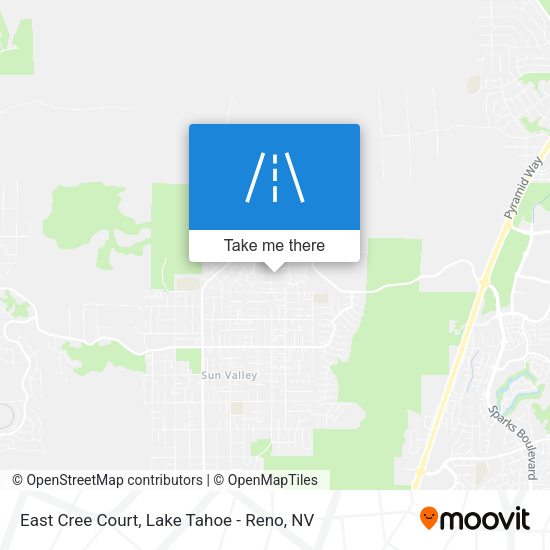East Cree Court map