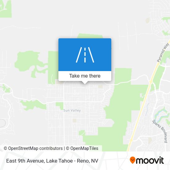 East 9th Avenue map