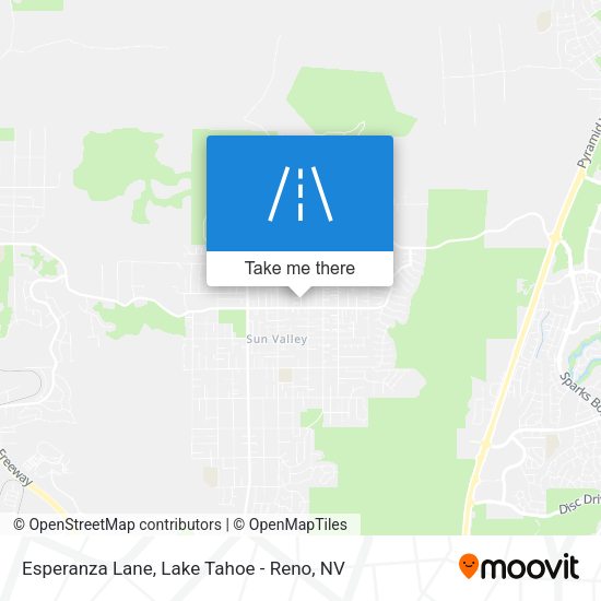 Esperanza Lane map