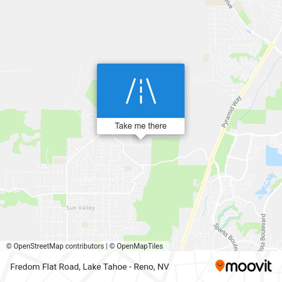 Mapa de Fredom Flat Road