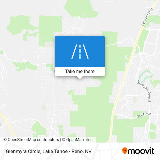 Glenmyra Circle map