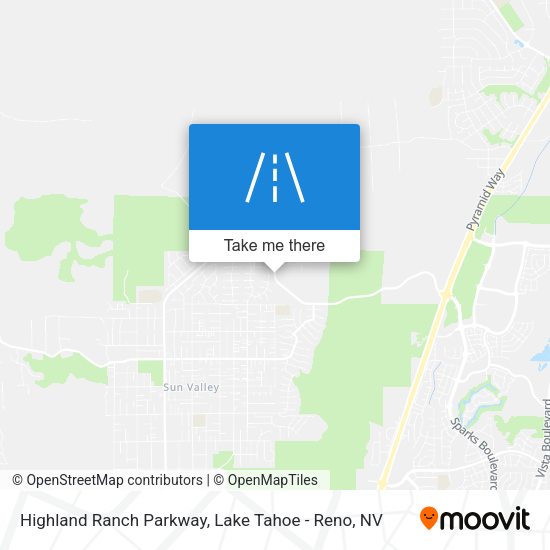 Mapa de Highland Ranch Parkway
