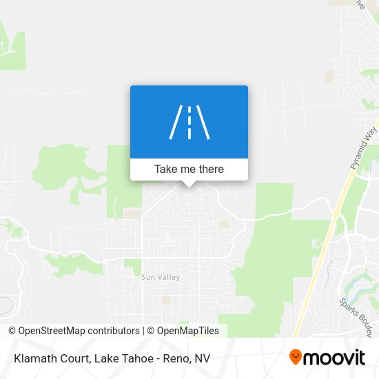 Klamath Court map