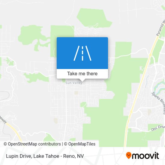 Lupin Drive map