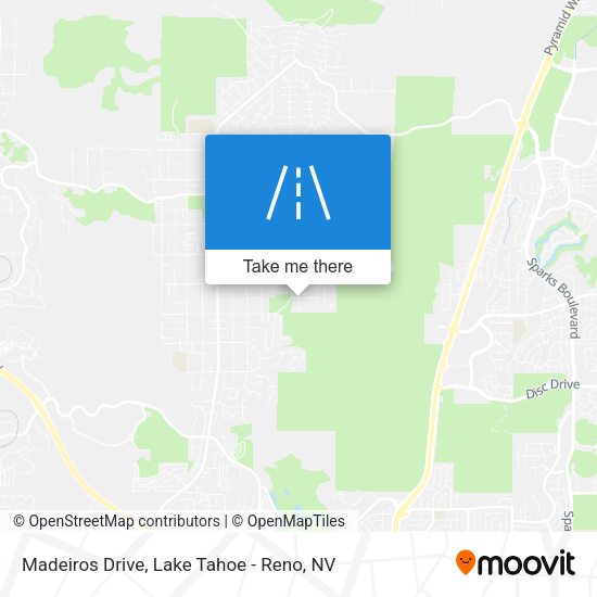 Madeiros Drive map