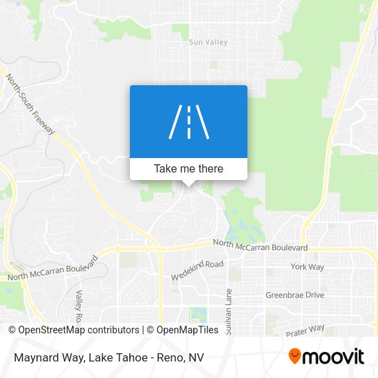 Maynard Way map