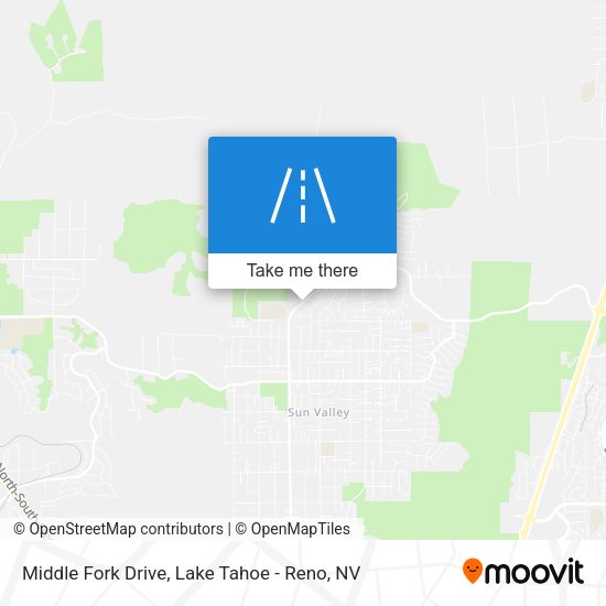 Middle Fork Drive map