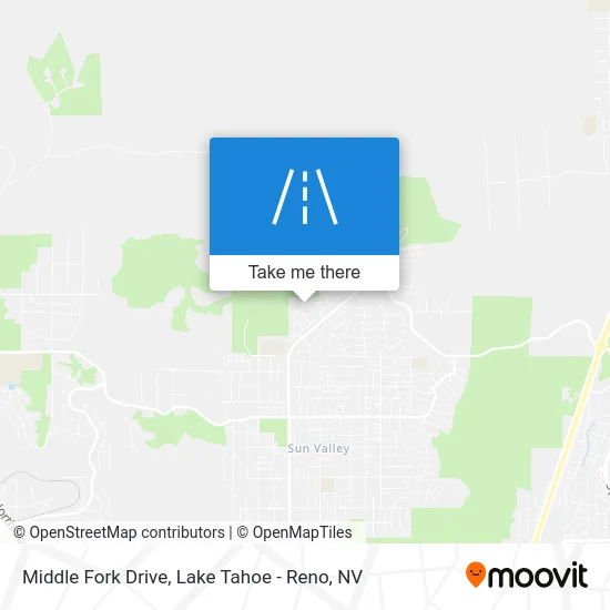 Middle Fork Drive map