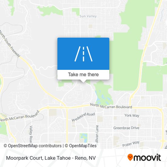 Mapa de Moorpark Court