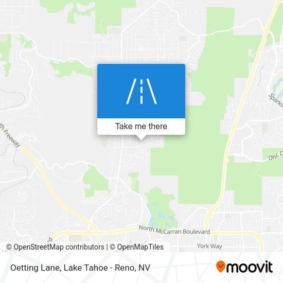 Oetting Lane map