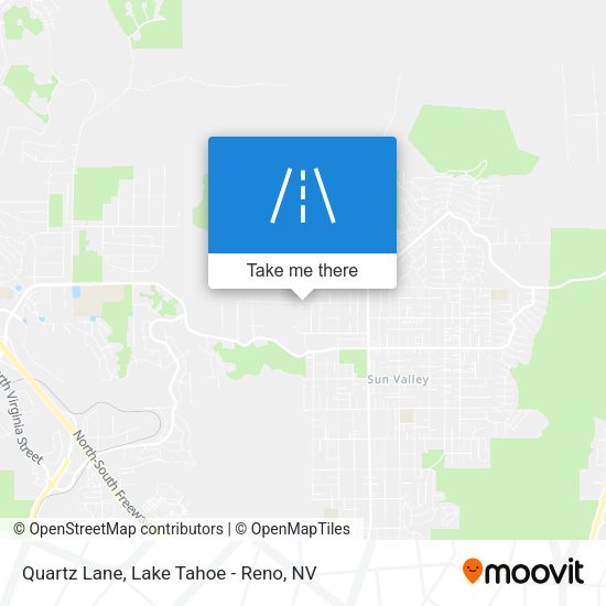 Quartz Lane map