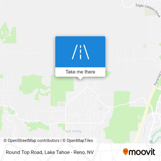 Mapa de Round Top Road