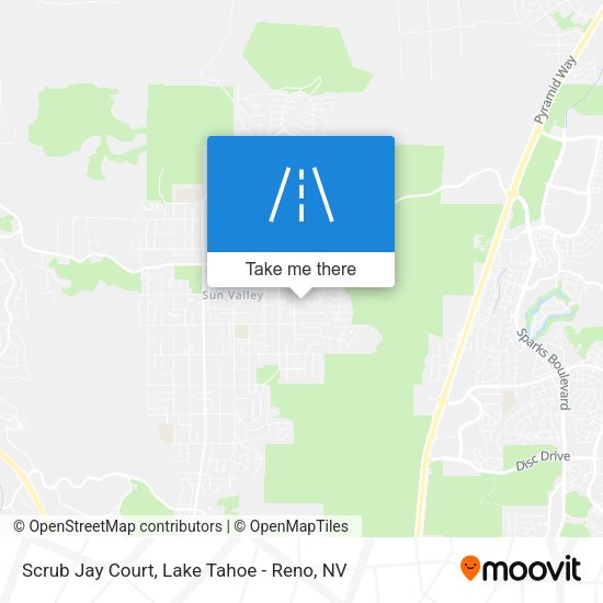 Scrub Jay Court map