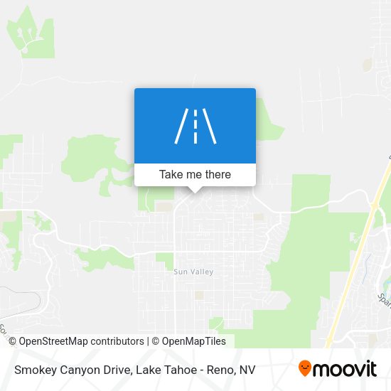 Smokey Canyon Drive map