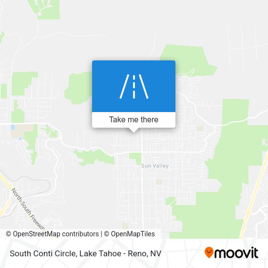 South Conti Circle map