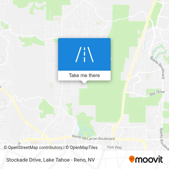 Stockade Drive map