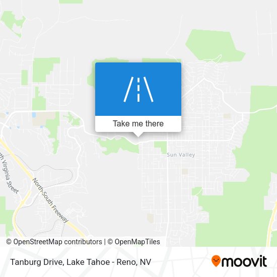 Tanburg Drive map