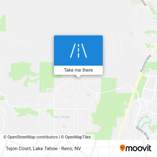 Tejon Court map