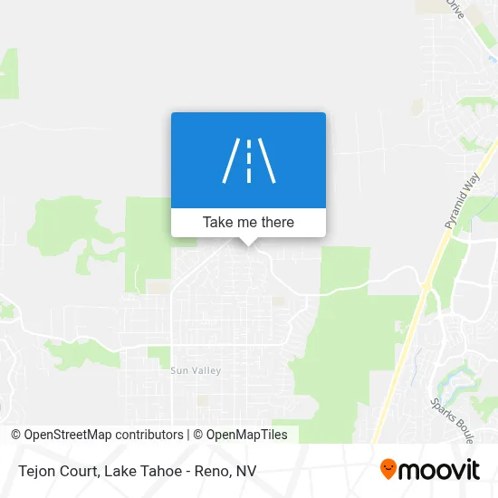 Tejon Court map
