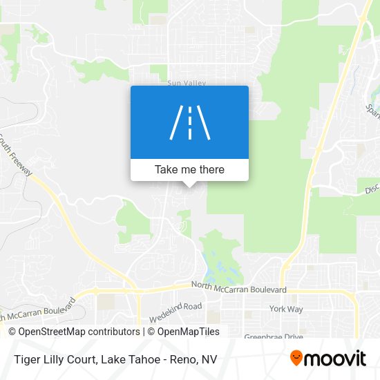 Mapa de Tiger Lilly Court
