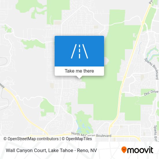 Wall Canyon Court map