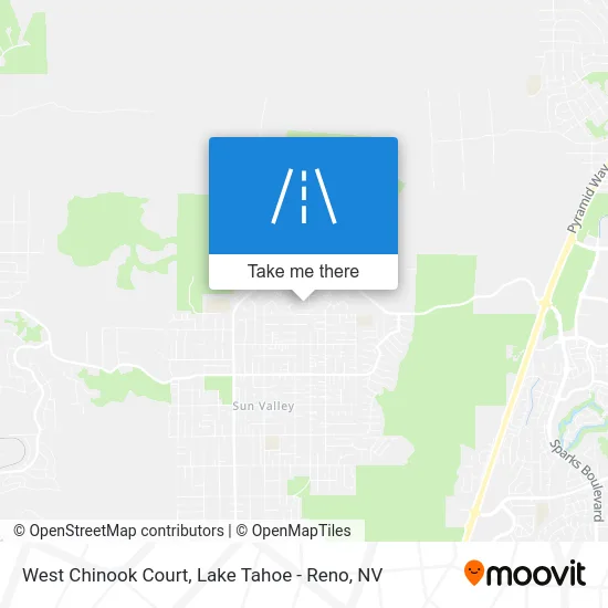 West Chinook Court map